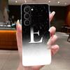 Phone Case For Infinix Hot 70 Jelly Clear TPU Anti-scratch Soft Casing Fashion A to Z Lucky Letter Flower Pattern Couple Shell