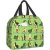 Cute Animal Yoga Lunch Bag Cooler Bag Women Men Tote Bag Insulated Lunch Box Thermal Lunch Bag for Picnic Beach Fishing Work