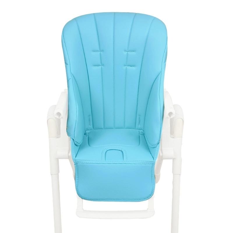 Stilvoller Babynahrungsstuhl Sitzschoner Verbessert das Essen Kratzfest Verschüttungsfest PU-Leder Kissenbezug