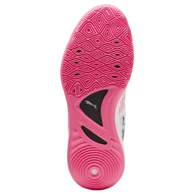 Puma All Pro Nitro 2 Comfortable Fit Shock Absorption Non-Slip Breathable Low-Top Basketball Shoes Men sneakers White Black Pink 312839-03