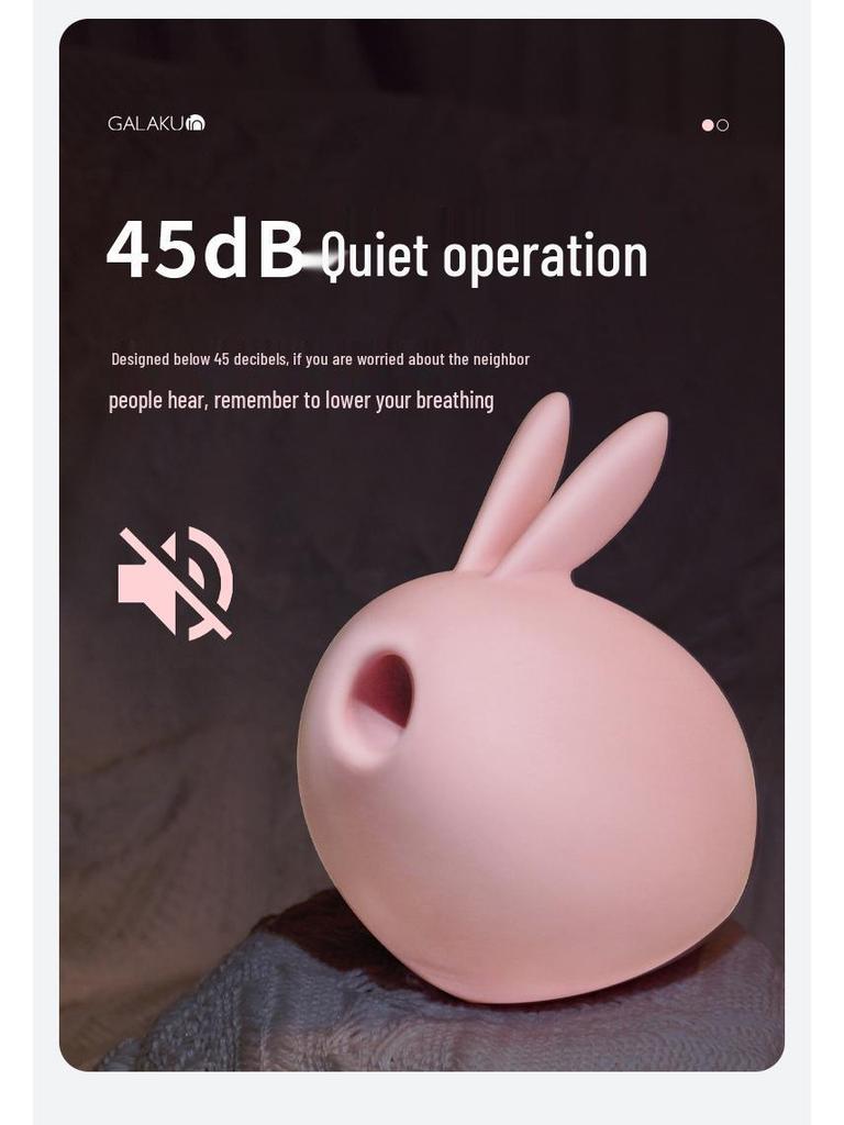 Galaku Roguish Rabbit Sucking Vibrator & Masturbator for Women - Erotic Massage Toy for Instant Orgasm
