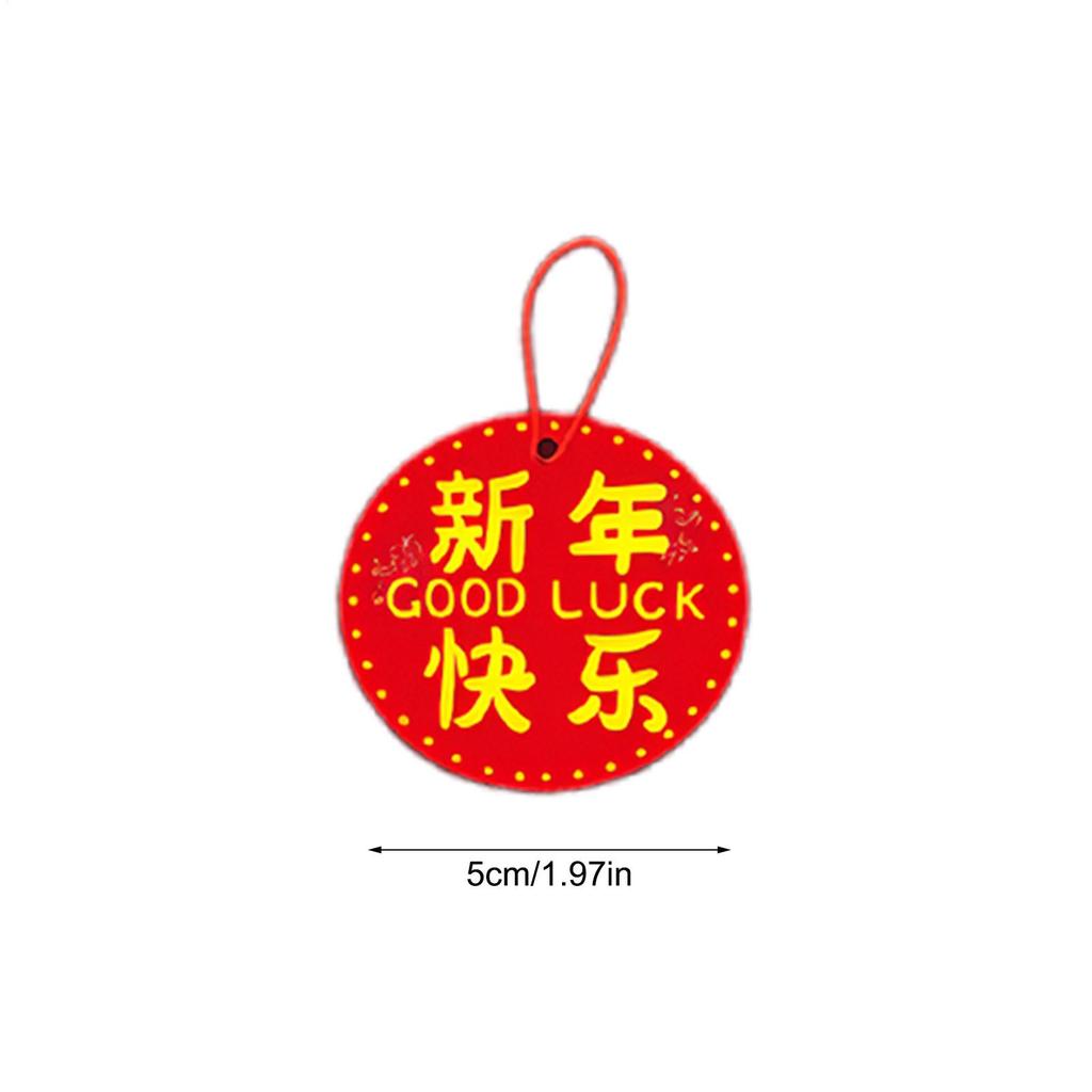 Chinese New Year 2026 Decorations Hangable Pendant Ornaments 18 Pieces Kit Chinese Decorations For Home Holidays Party Supplies