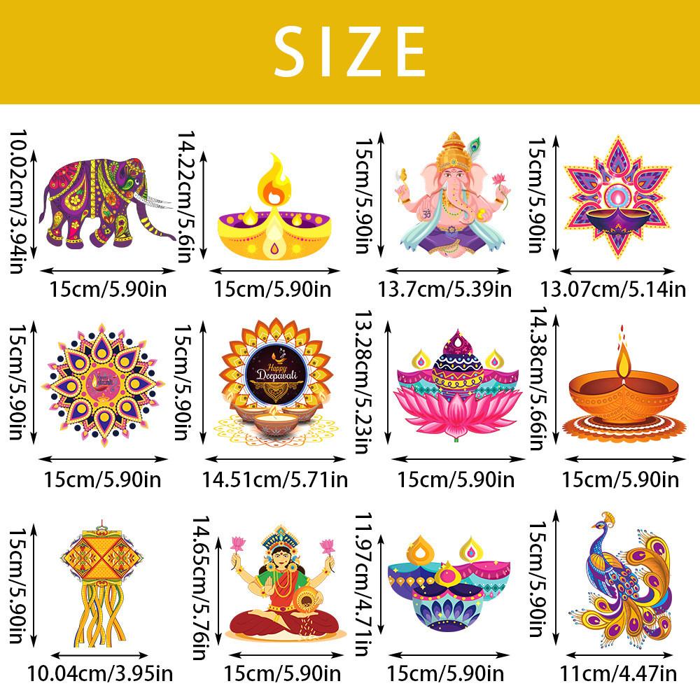 Paper Diwali Festival Hanging Decorations Elephant Paper Spiral Party Decor