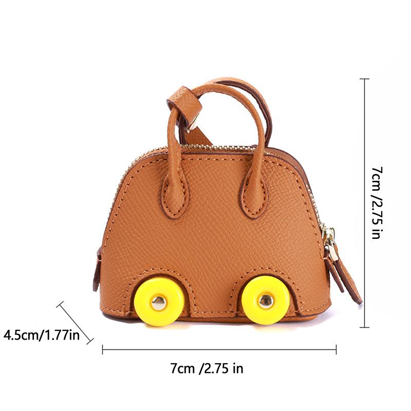 New Fashionable Mini Car Wheel Bag, Shell Bag Pendant, Headphone Bag, Keychain Bag, Bag Ornament, Coin Purse.