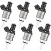 BOXI (Pack of 6) Fuel Injectors Set Compatible for BMW 325xi 325i 320i 325Ci 525i 2001 2002 2003 2004 2005/1427240 7546244 13537546244