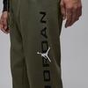 Jordan Fleece Comfortable Soft Breathable Mid-Rise Long Pants Knitted Sports Pants Men Bottoms Olive-Green HQ4646-222