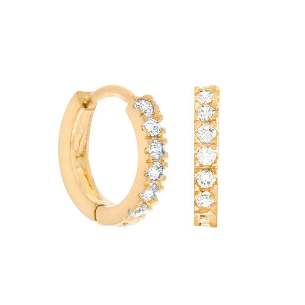 Accessories, Fashion Personality, Simple Geometric Ear Bones, Women, Round Diamond Earrings, Earrings