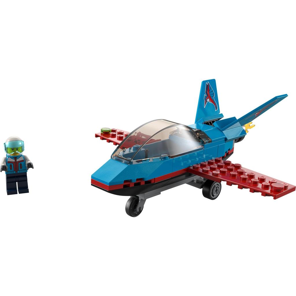 LEGO City Stunt Plane 60323, a Toy Block Gift for Boys and Girls Ages 5 and Up.
