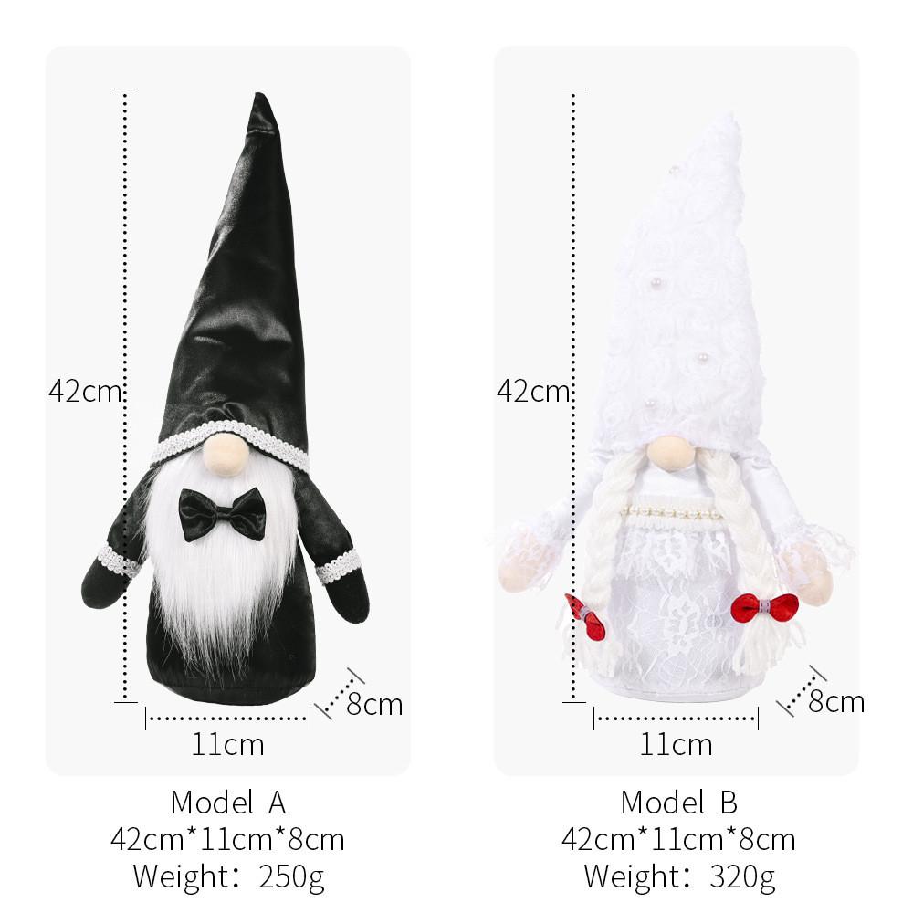 Season Wedding Festive Rudolf Plush Doll For Charming Home And Holiday Display Window