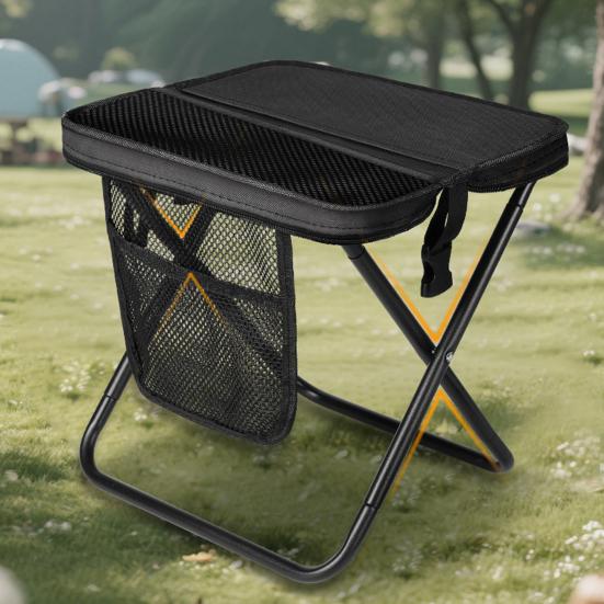 Folding Stool with Carry Bag Portable Lightweight Heavy Duty Waterproof Outdoor Camping Backpacking Beach Picnic Fishing Collapsible Chair Seat