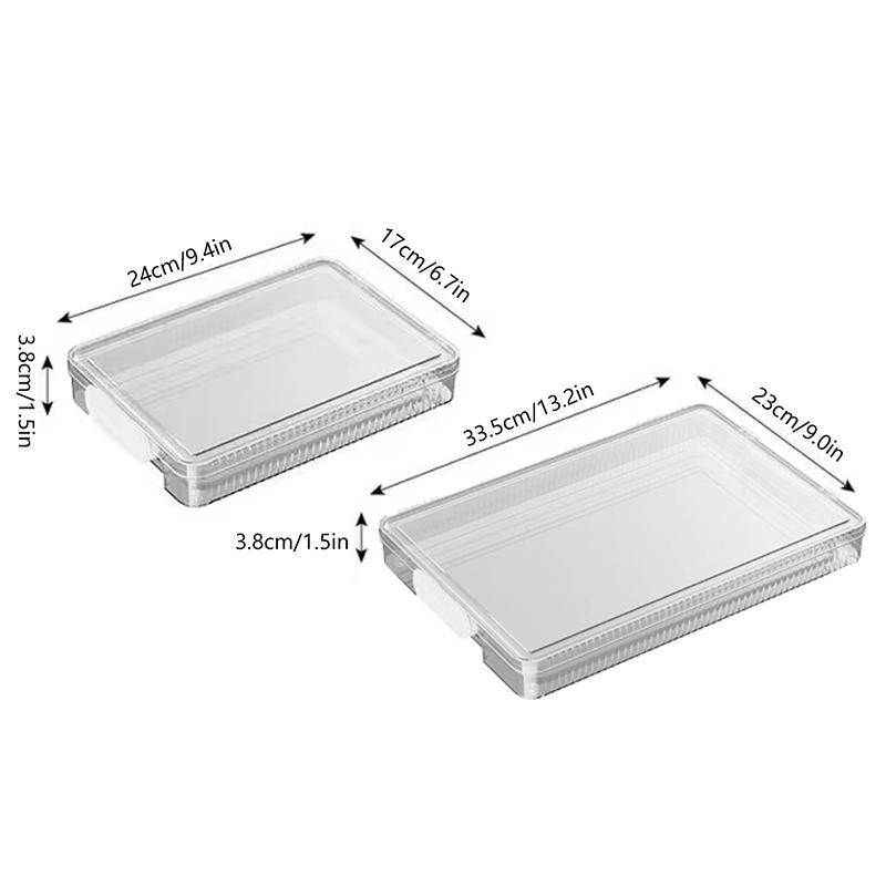 Empty Press On Nails Storage Box False Nail Packaging Set For Manicure Organizer Nail Supplies With Double-sided Adhesive Tape