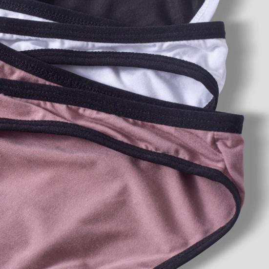 Men Underpants Color Matching Low Waist 3D U Convex Close Fit Modal Stretch