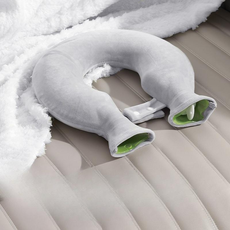 U-shaped Hot Water Bag for Cervical Heat Compress, Thickened Shoulder, Neck and Head, Neck-hanging Type Water Filling Hot Water Bag