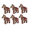 Medieval Military Building Blocks Cavalry Army Horse Animal Elephant Camel Wolf Crocodile Brick Toy Accessories S003