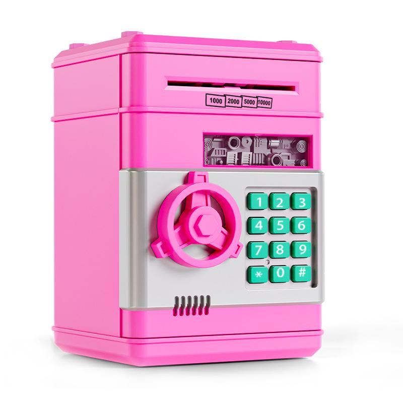 Smart Drop-Proof Children's Piggy Bank: Automatic Door, Large Capacity, Password-Protected Safe