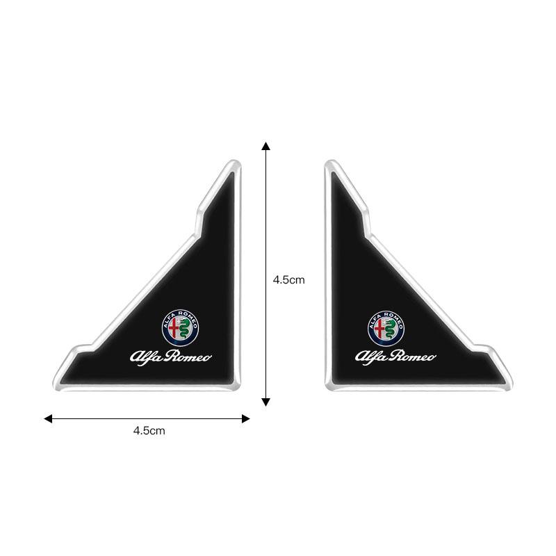 4Pcs Car Door Corner Anti-collision Sticker Anti-scratch Protector For Alfa Romeo Giulia MiTo 147 156 159 Stelvio Giulietta 4C