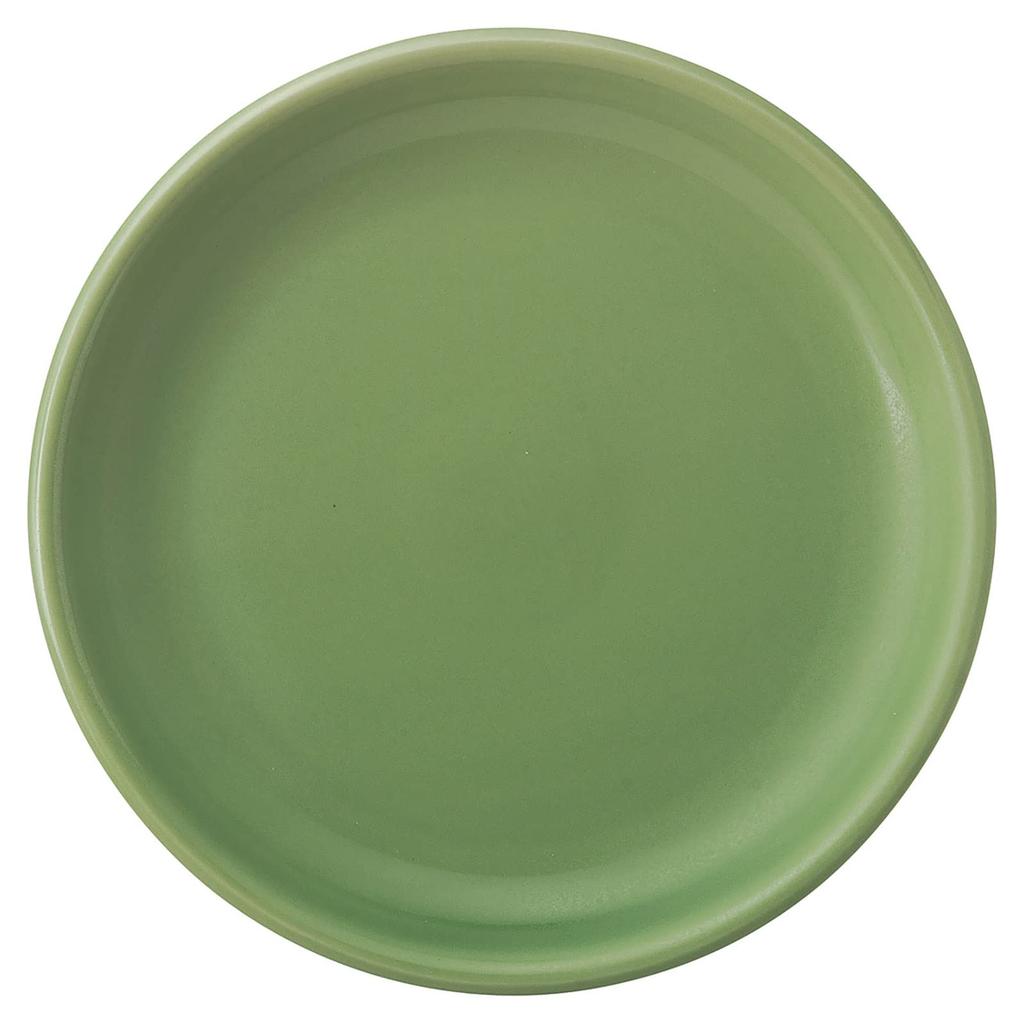 KOYO Ceramic Suitable for Pasta Curry Dinner Meat and Microwave and Dishwasher Countryside Solid Jade Made In Product 11170004 Tableware, 23cm, Cafes,