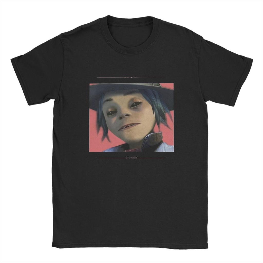 Noodle aus dem Gorillaz-Album T-Shirt für Paare Sommer Y2K Lustige T-Shirts Atmungsaktive Trend-Tees Übergroße Freizeitkleidung