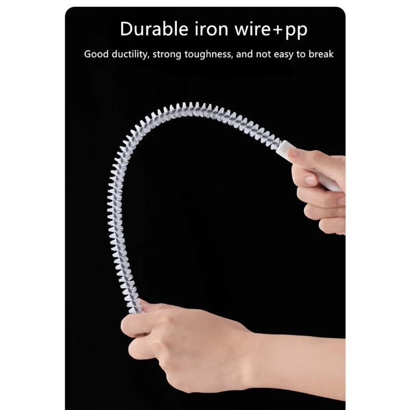Pipe Dredging Brush Long-length Clean Kitchen Bathroom Hair Sewer Sink Cleaning Drain Pipe Flexible Cleaner Clog Plug Hole Remover Tool