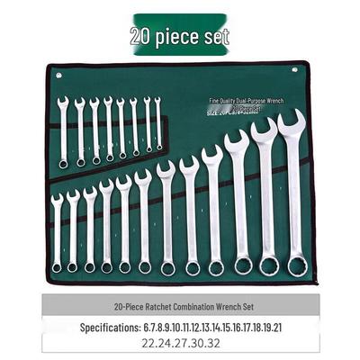Changyuanhui Combination Wrench Set with Canvas Storage Bag