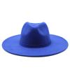 Men And Women Big Eaves Hat Fashion Bow Woolen Water Drop Top Hat British Top Hat