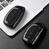 Abs Carbon Fiber Style Car Key Case Cover For Hyundai Ix35 I40 I20 I10 Tucson Elantra Creta Sonata Ioniq Accent Creata Keychain