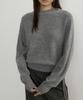 Lingseoul Mock Neck Knit-Melange