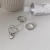 Trendy Women's 925 Sterling Silver Retro Ring - Simple, Cool Design for Index Finger