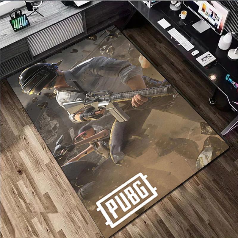 1Pc pnbg Print Rug - Computer Chair Area Rug home decoration Carpet For Living Room Bedroom Flooring Mat
