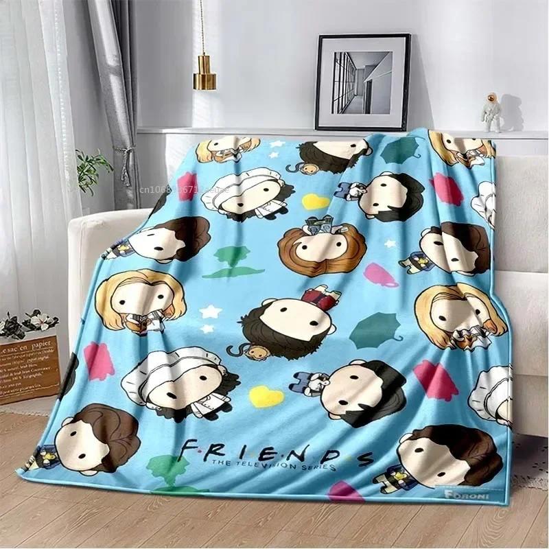 Friends Klassische TV-Serie Decke Charakter Muster Kollektion Flanelldecke Weiche Tagesdecke Sofa Wärmende Abdeckung Weihnachtsgeschenk