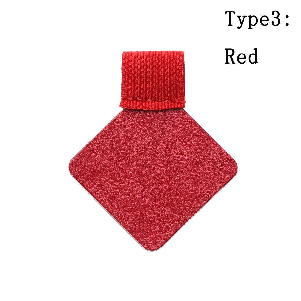 Multicolor Self-adhesive Pen Clips Elastic Loop Leather Pencil Holder Organizer Office Stationery Lightweight Notebook Accessories