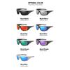 Polarized outdoor sunglasses, colorful sports sunglasses, UV protection, cycling sunglasses