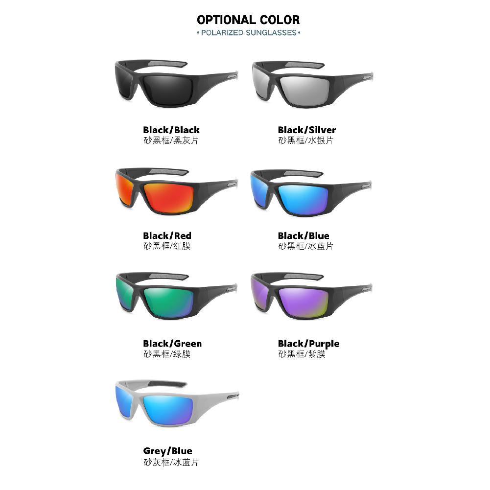 Polarized outdoor sunglasses, colorful sports sunglasses, UV protection, cycling sunglasses
