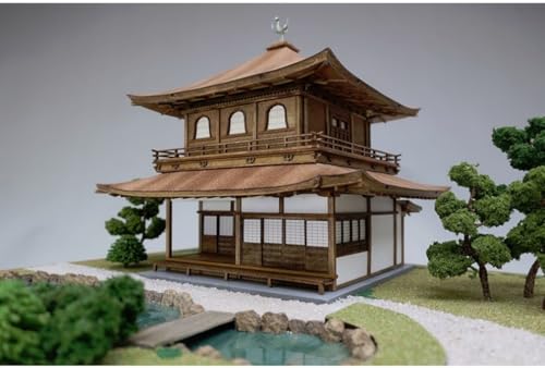 Woody Joe 1/75 Jisho-ji Temple Ginkakuji Wooden Model Assembly Kit (Building)