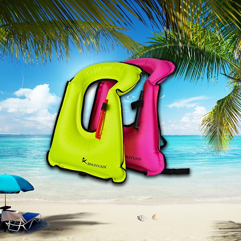 Gilet di sicurezza gonfiabile per snorkeling e nuoto