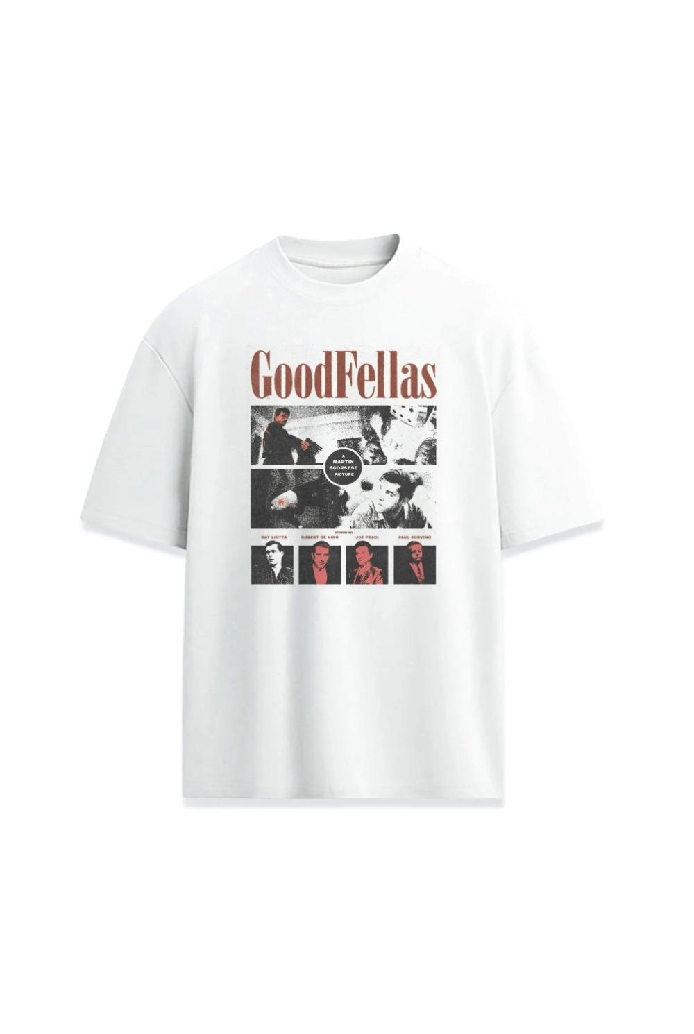 Iconic Movie Goodfellas Scene Quotes Design Tee Front Printed Unisex Shirt Premium Tshirt Unisexs TShirt Black Casual Cotton Tee M