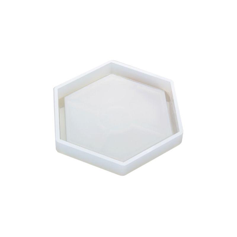 A52E DIY Epoxy Resin Bracket Holder Silicone Geometric Mold Handmade Gadgets Fondant Mould for Kids Adults