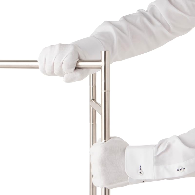 [Mitani Corporation] Quality Control Gloves (Size M / White / 100% Cotton) Work Gloves (Smooth / 12 Pairs / No Gusset) Ambidextrous Cotton Gloves