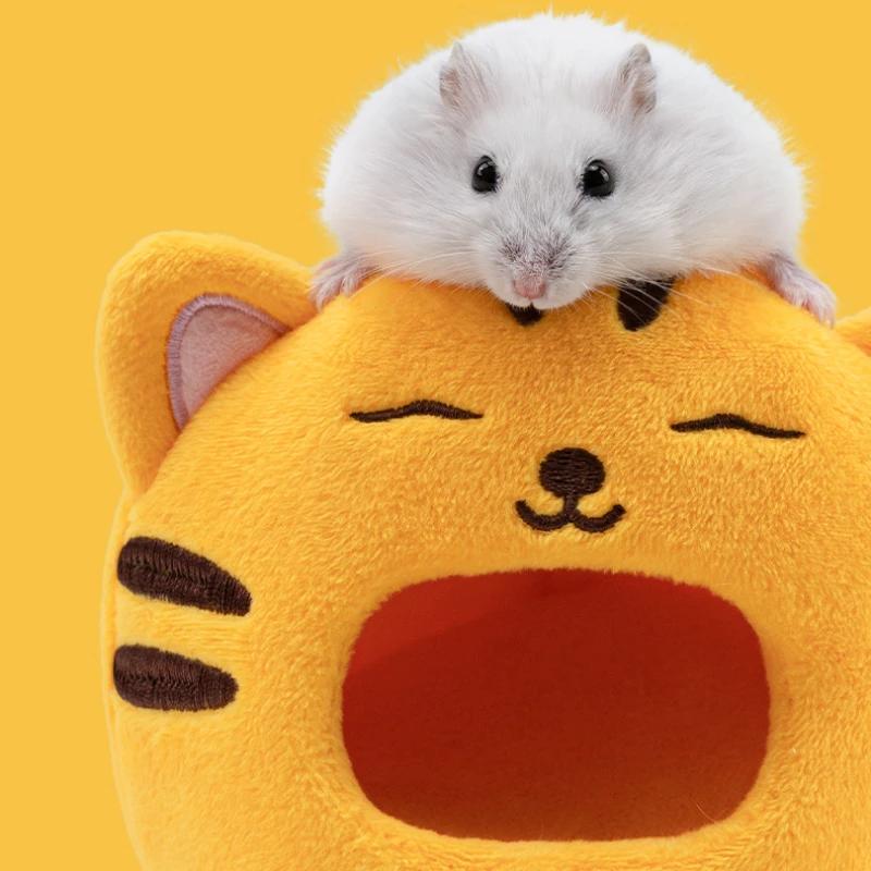 Tierhaus Meerschweinchen Frettchen Hamster Igel Ratten Warmes Hamsterkäfig Zubehör Kreative Pilzform Kleintierhaus