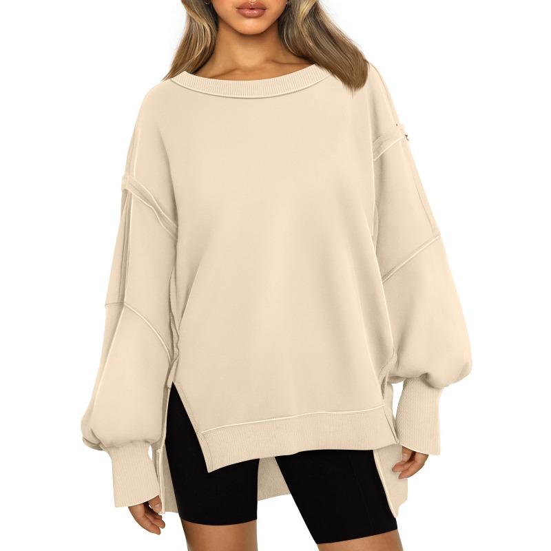 Round Neck Sweatshirt Hoodie Pullover Autumn Fashion Teenage Girls Y2k Pullovers & Long Sleeves Women’s