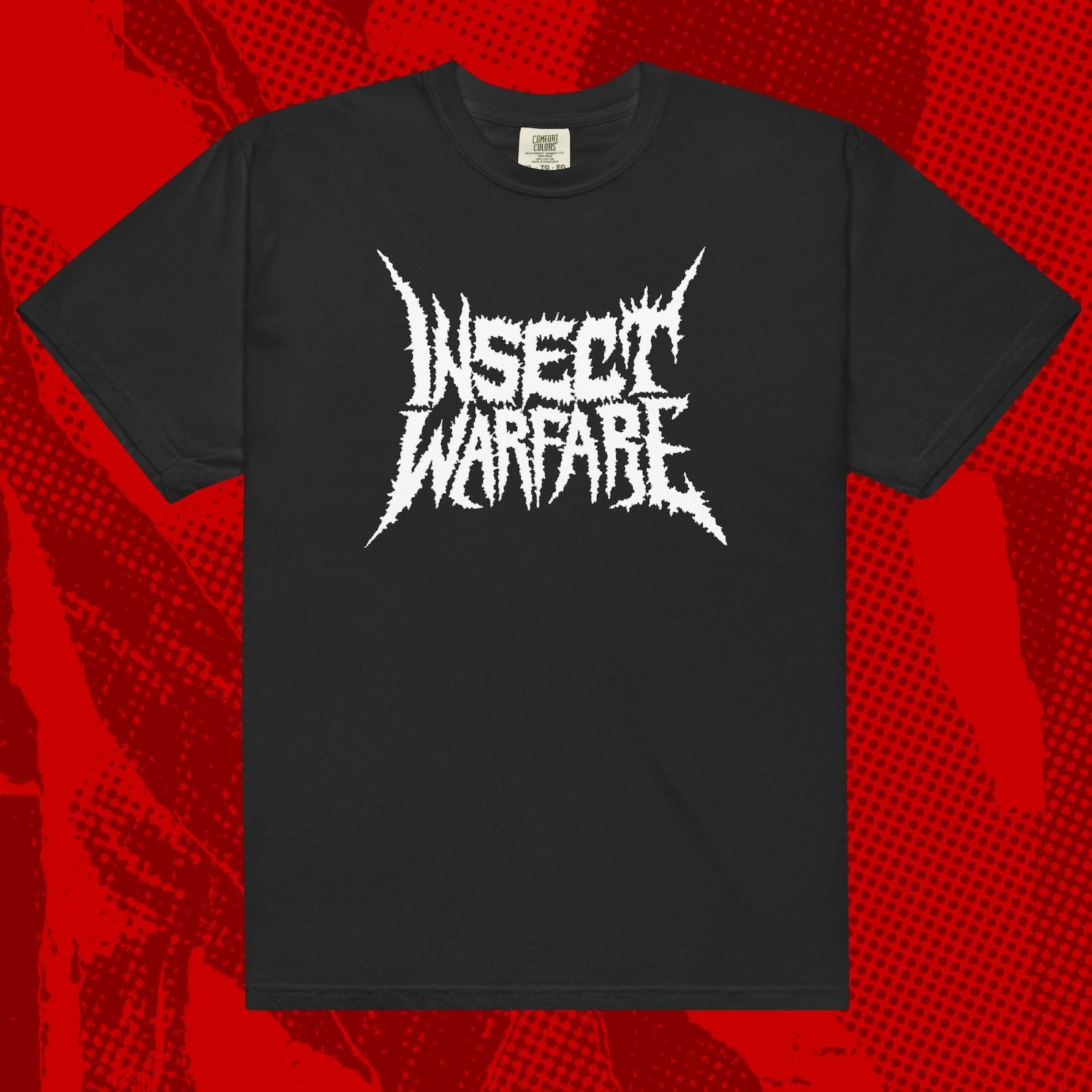 Insect Warfare Logo Shirt | Metal Grindcore Wormrot Nasum Magrudergrind Brutal Truth 3XL