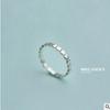 Korean Trendsetter Twisted s925 Silver Plated Ring for Women - Fashionable Index Finger Jewelry