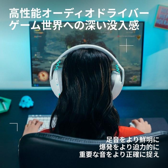 Logicool G G321 LIGHTSPEED Gaming Headset (White)