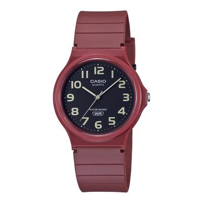 Аналоговий годинник Chipkashi Cheap Casio Urethane Belt Unisex Matte Bordeaux Overseas Model MQ-24UC-4B [Елемент]