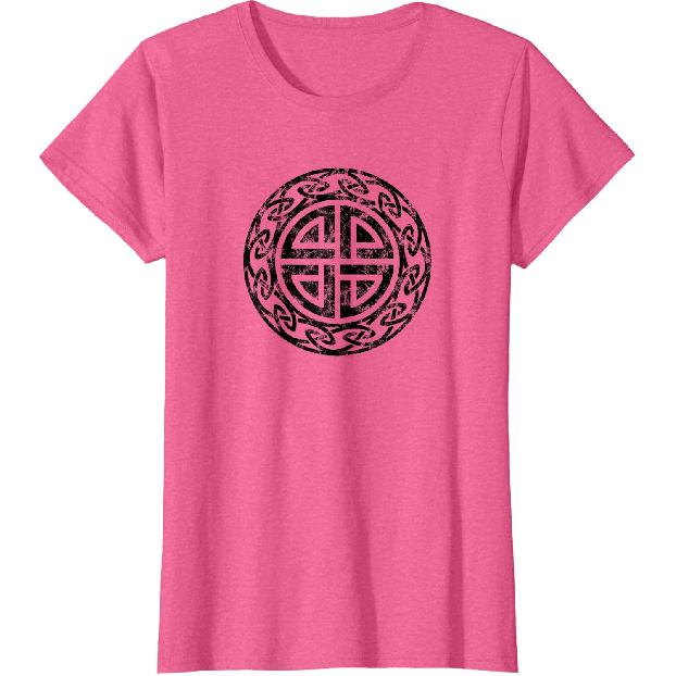 Vintage Protection Shield Knot Celtic Norse Viking T-Shirt T-Shirt