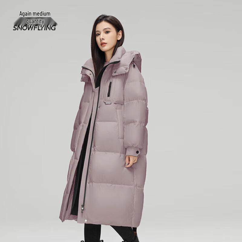

Women s Winter Hooded Mid-Length Down Jacket 160/84A