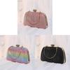 Pochette de soirée mode avec fermeture à fermoir pour femmes
