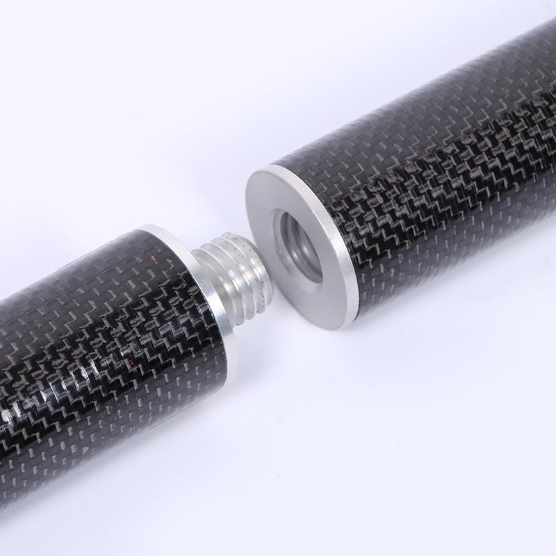 2.4m 4-Section Carbon Fiber RTK Prism Measurement Pole for GPS Surveying