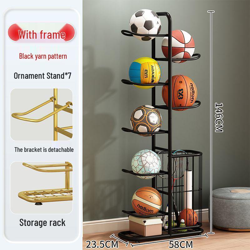 Aufbewahrungsregal für Volleyball und Basketball für Kinder