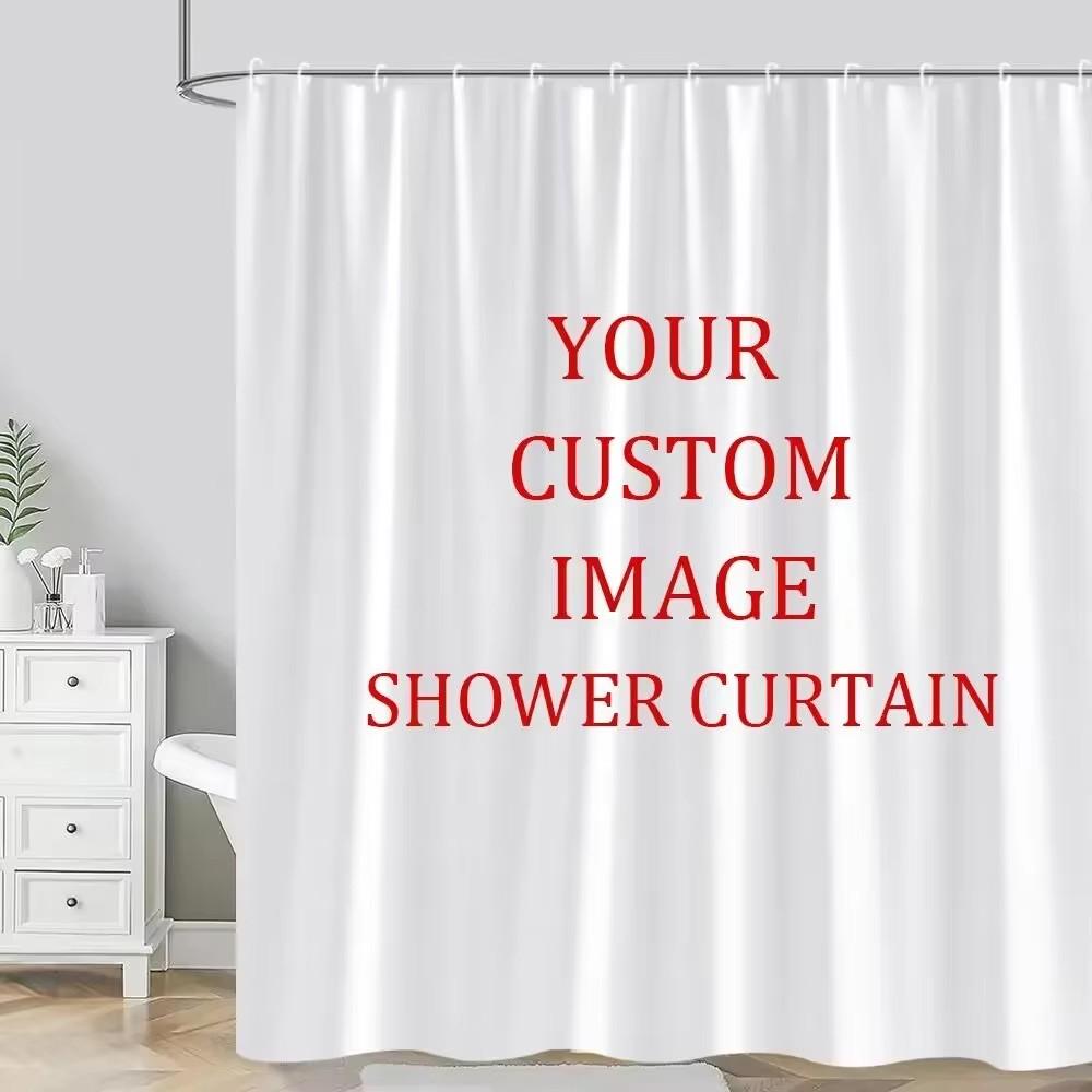 Chinese Style Flower Bird Shower Curtains Waterproof Bathroom   Curtain 3d Printed Fabric With Hooks Decoration Shower Curtain
